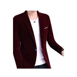 SKMS003  訂製休閒西裝男土   金絲絨上身帥氣   秋冬單件小西服   上衣絨面外套  百搭衣服 SKMS003  訂製休閒西裝男土   金絲絨上身帥氣   秋冬單件小西服   上衣絨面外套  百搭衣服